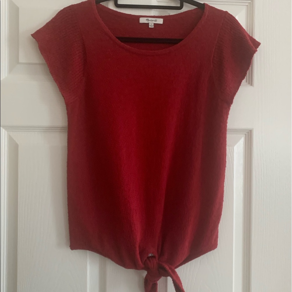 Tie front tee